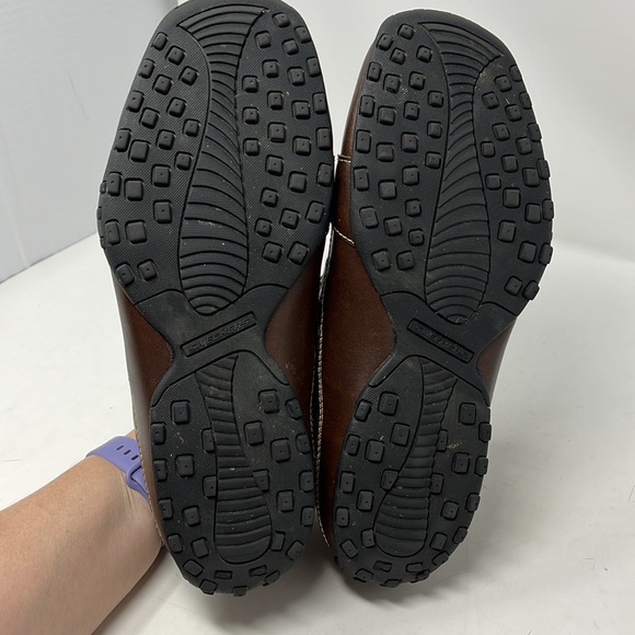 SKETCHERS CITY WALK MALTON WALKING SHOE LEATHER SNEAKER BROWN MENS SIZE 8.5 - Picture 11 of 12